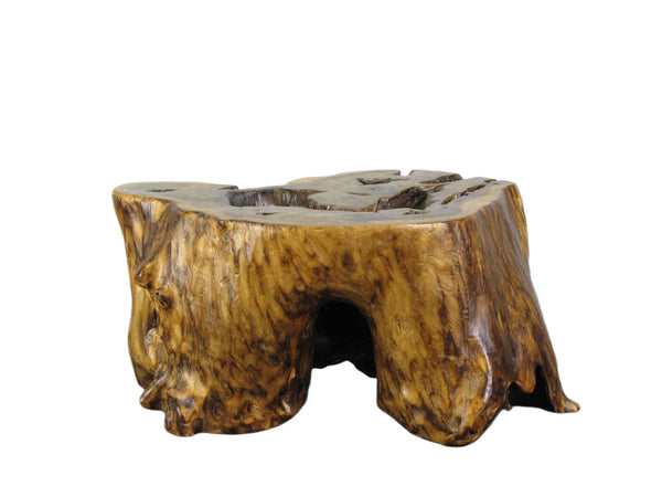 Hand Carved Natural Wood Table Top Sculpture