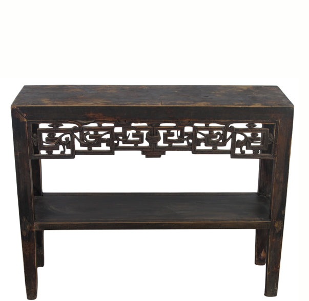 Hand Carved Front Hallway Table