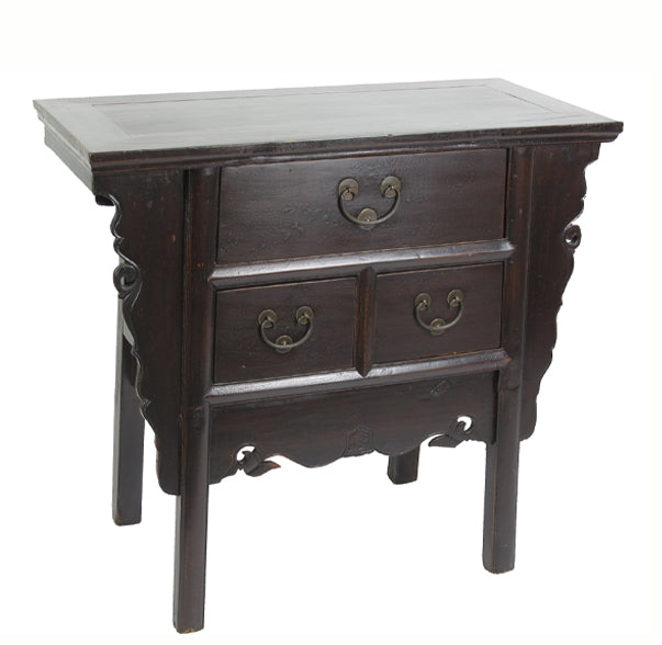 Three Drawers Antique Altar Table - Dyag East