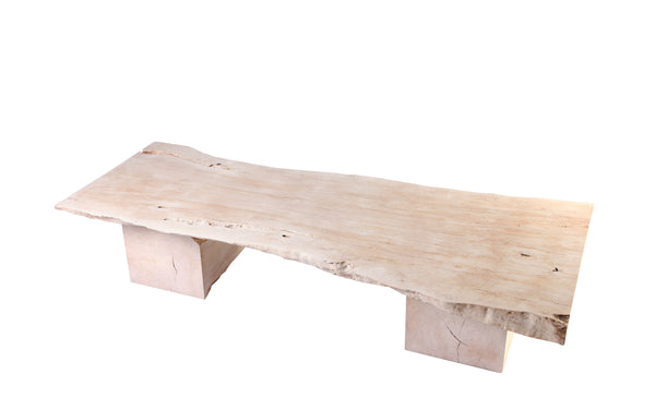 Rustic White Coffee Table