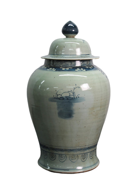 Blue & White Ginger Jar - 24" Inch High