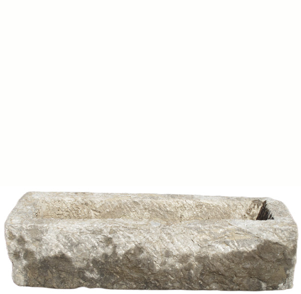 Hand Chiseled Stone Trough 19