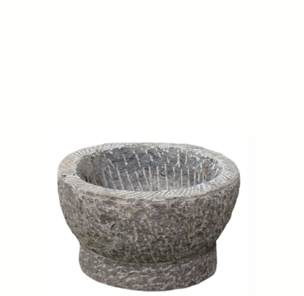 Hand Chiseled Stone Planter 3