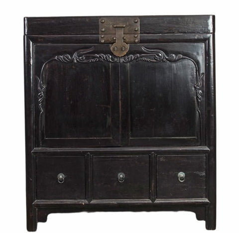 Antique Chinese Trunk Cabinet - Dyag East