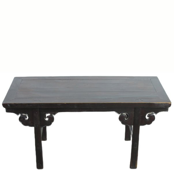Clouds Spandrels Antique Chinese Coffee Table or Accent Table - Dyag East