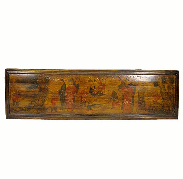 Hand Painted Antique Chinese Wall Hanging Plaque 1 - Dyag East