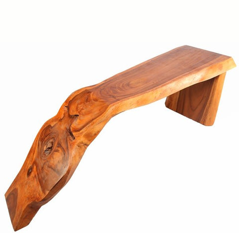 Modern One Slab Water Fall Living Edge Console Table 41 - Dyag East