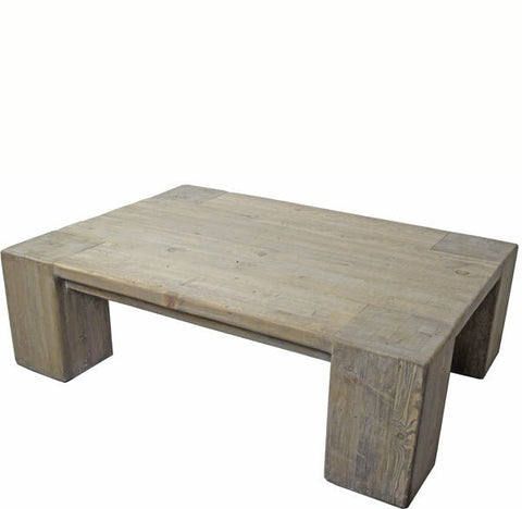 Modern Rustic Coffee Table, 69.7"W, 37.4"D, 17.7"H - Dyag East