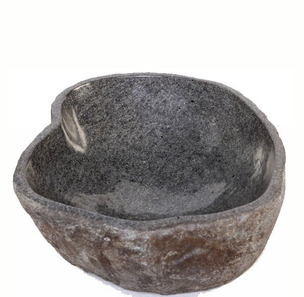 Round Free Form River Stone Vessel 6 - Dyag East