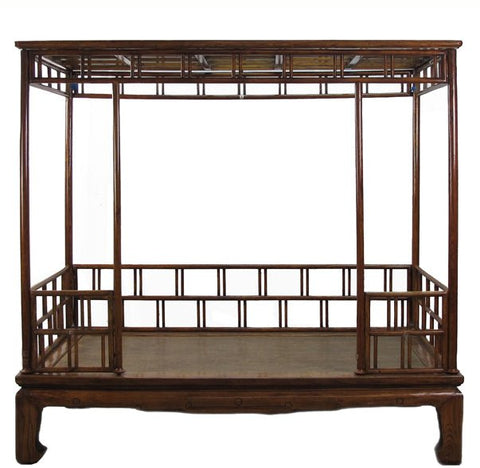 Vintage Chinese Canopy Bed - Dyag East