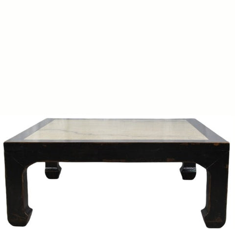Vintage Marble Top Asian Coffee Table - Dyag East