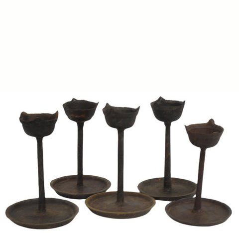 Vintage Oil Burner or Candle Holder, Set of 5 - Dyag East