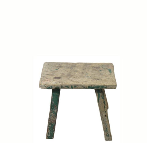 Vintage Shandong Farmer's Stool or Accent Table - Dyag East