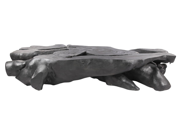 104” Inch Organic Black Suar Wood Coffee Table - Dyag East