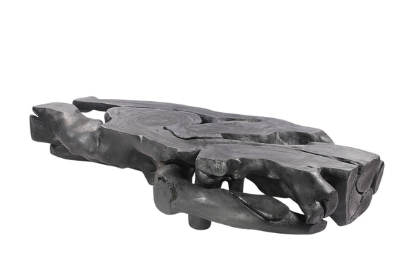 104” Inch Organic Black Suar Wood Coffee Table - Dyag East