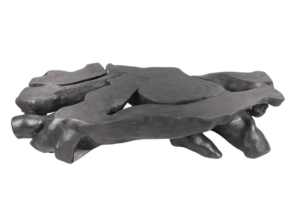 104” Inch Organic Black Suar Wood Coffee Table - Dyag East