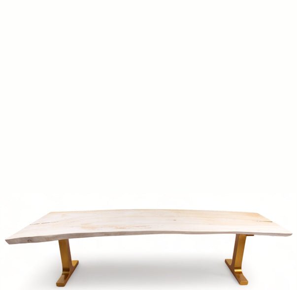 118" Inch White Living Dining Table - Dyag East