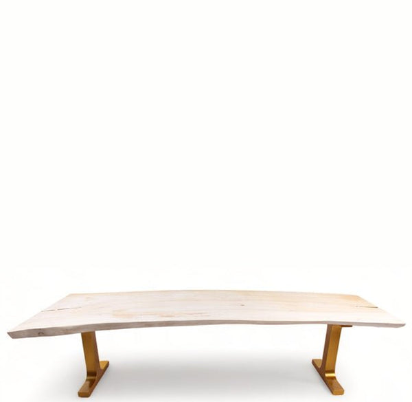 118" Inch White Living Dining Table - Dyag East