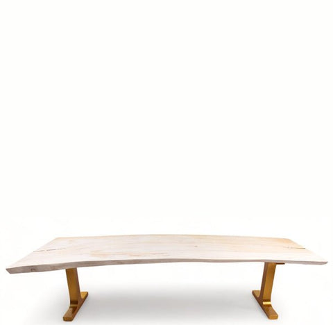 118" Inch White Living Dining Table - Dyag East