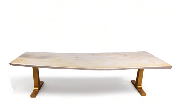 118" Inch White Living Dining Table - Dyag East