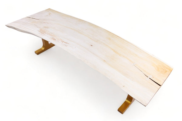 118" Inch White Living Dining Table - Dyag East