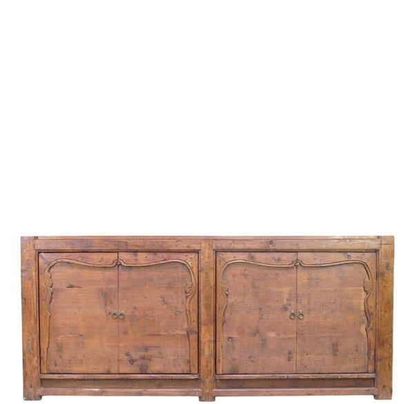 17th Century Double-Door Pine Sideboard - Dyag East