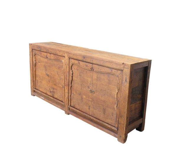 17th Century Double-Door Pine Sideboard - Dyag East