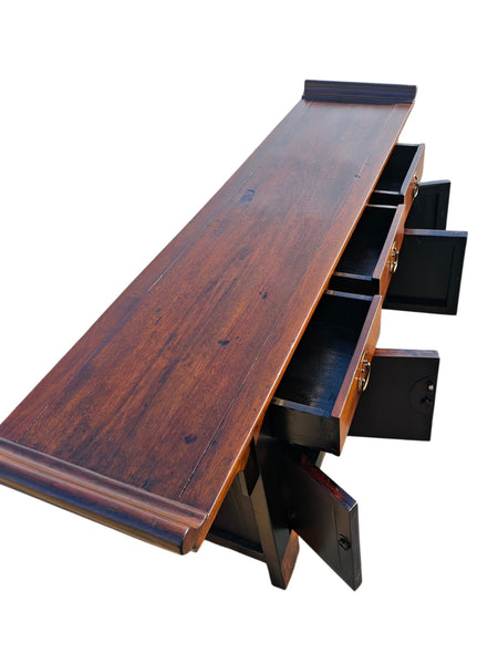 19th Century Chinese Catalpa Everted Flange Sideboard - Dyag East