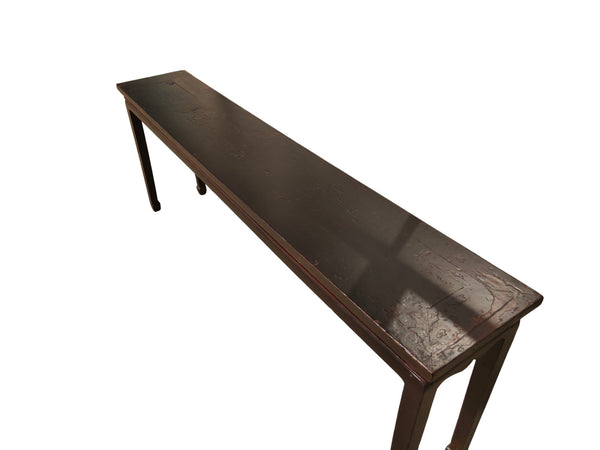 19th Century Chinese Elm 90" Long Console Table - Dyag East