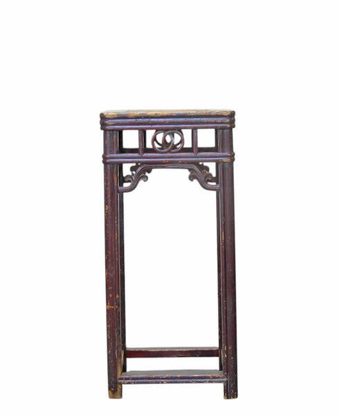 19th Century Chinese Elm Pedestal Table - Dyag East