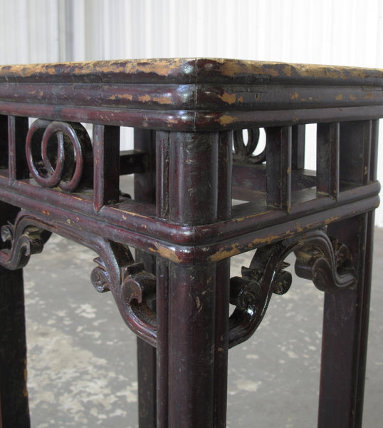 19th Century Chinese Elm Pedestal Table - Dyag East
