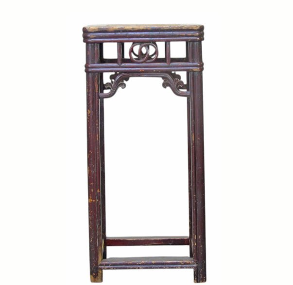 19th Century Chinese Elm Pedestal Table - Dyag East
