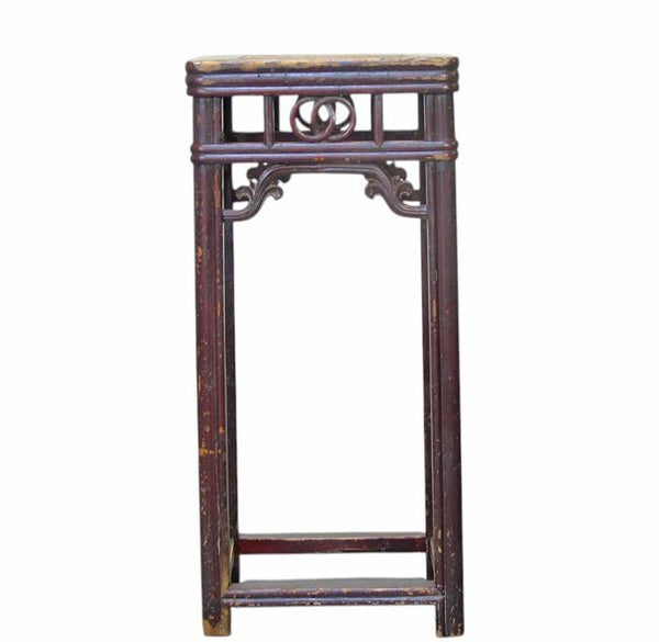 19th Century Chinese Elm Pedestal Table - Dyag East