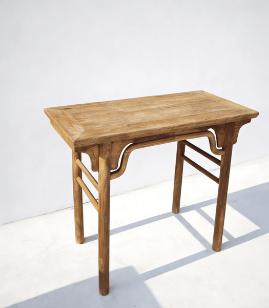 19th Century Elm 38" Altar Table - Dyag East