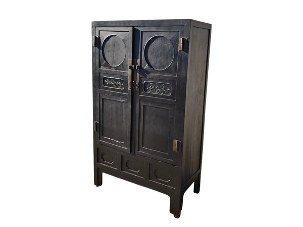 19th Century Elm Double-Door Cabinet - Dyag East