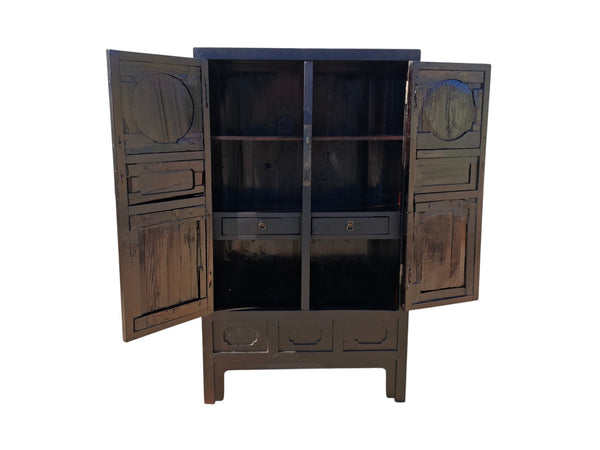 19th Century Elm Double-Door Cabinet - Dyag East