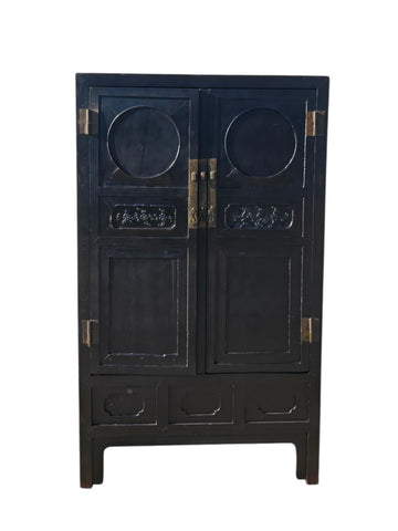 19th Century Elm Double-Door Cabinet - Dyag East