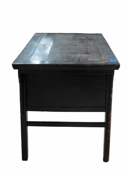19th Century Hand Carved Drawers Antique Chinese Center Table - Dyag East