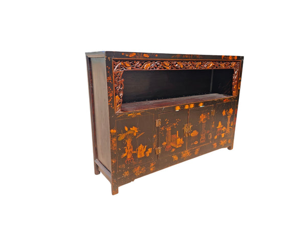 19th Century Hand-Painted Buffet Cabinet - Dyag East