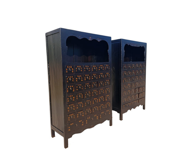 19th Century Pair of Chinese Apothecary Cabinets - Dyag East