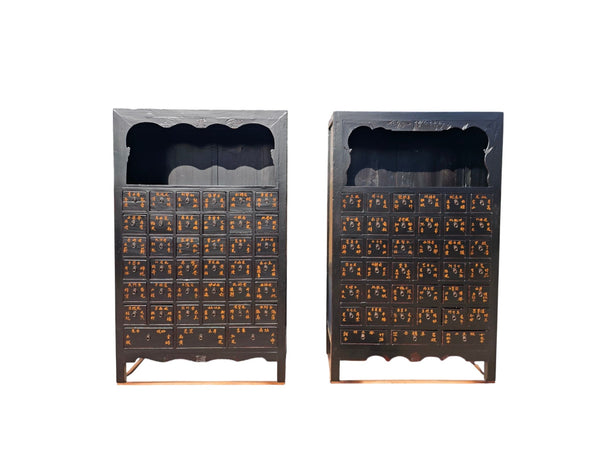 19th Century Pair of Chinese Apothecary Cabinets - Dyag East
