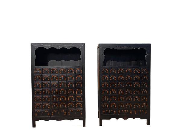 19th Century Pair of Chinese Apothecary Cabinets - Dyag East