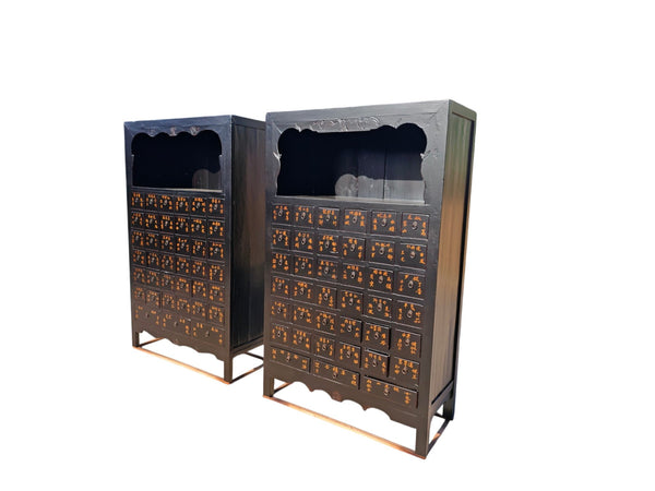 19th Century Pair of Chinese Apothecary Cabinets - Dyag East