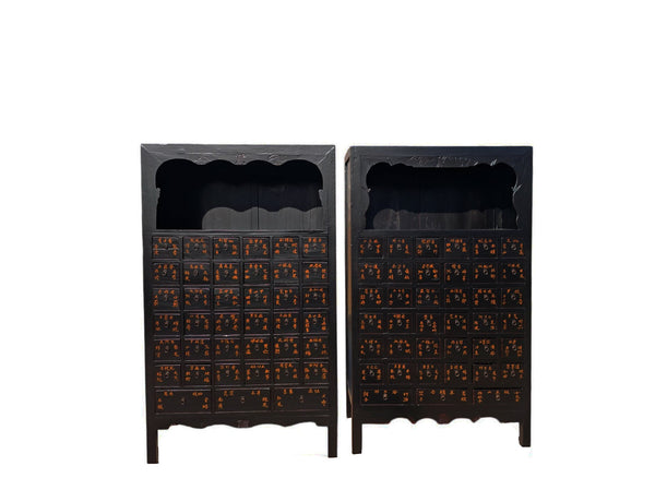 19th Century Pair of Chinese Apothecary Cabinets - Dyag East