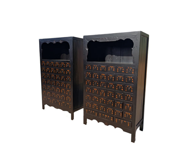 19th Century Pair of Chinese Apothecary Cabinets - Dyag East