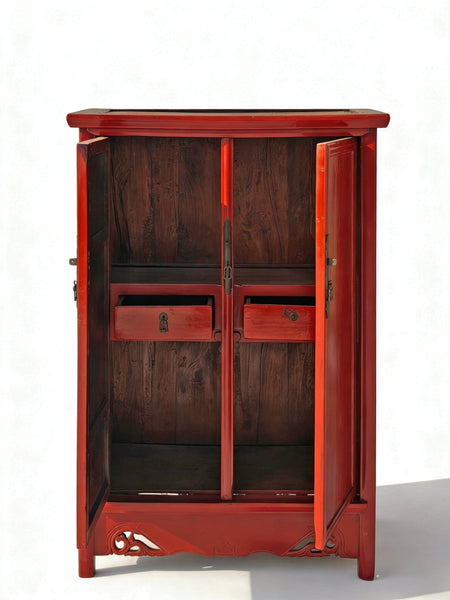 19th Century Red Catalpa Armoire - Dyag East