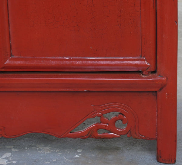 19th Century Red Catalpa Armoire - Dyag East