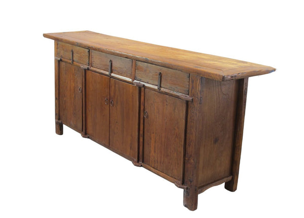 19th Century Rustic Elm Buffet - Dyag East