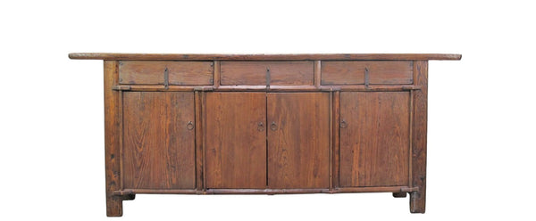 19th Century Rustic Elm Buffet - Dyag East