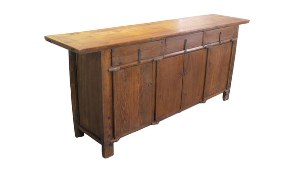 19th Century Rustic Elm Buffet - Dyag East